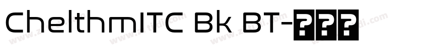 ChelthmITC Bk BT字体转换